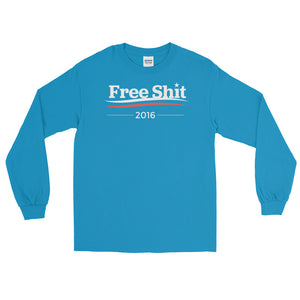 Free Shit Bernie Sanders Parody Long Sleeve T-Shirt