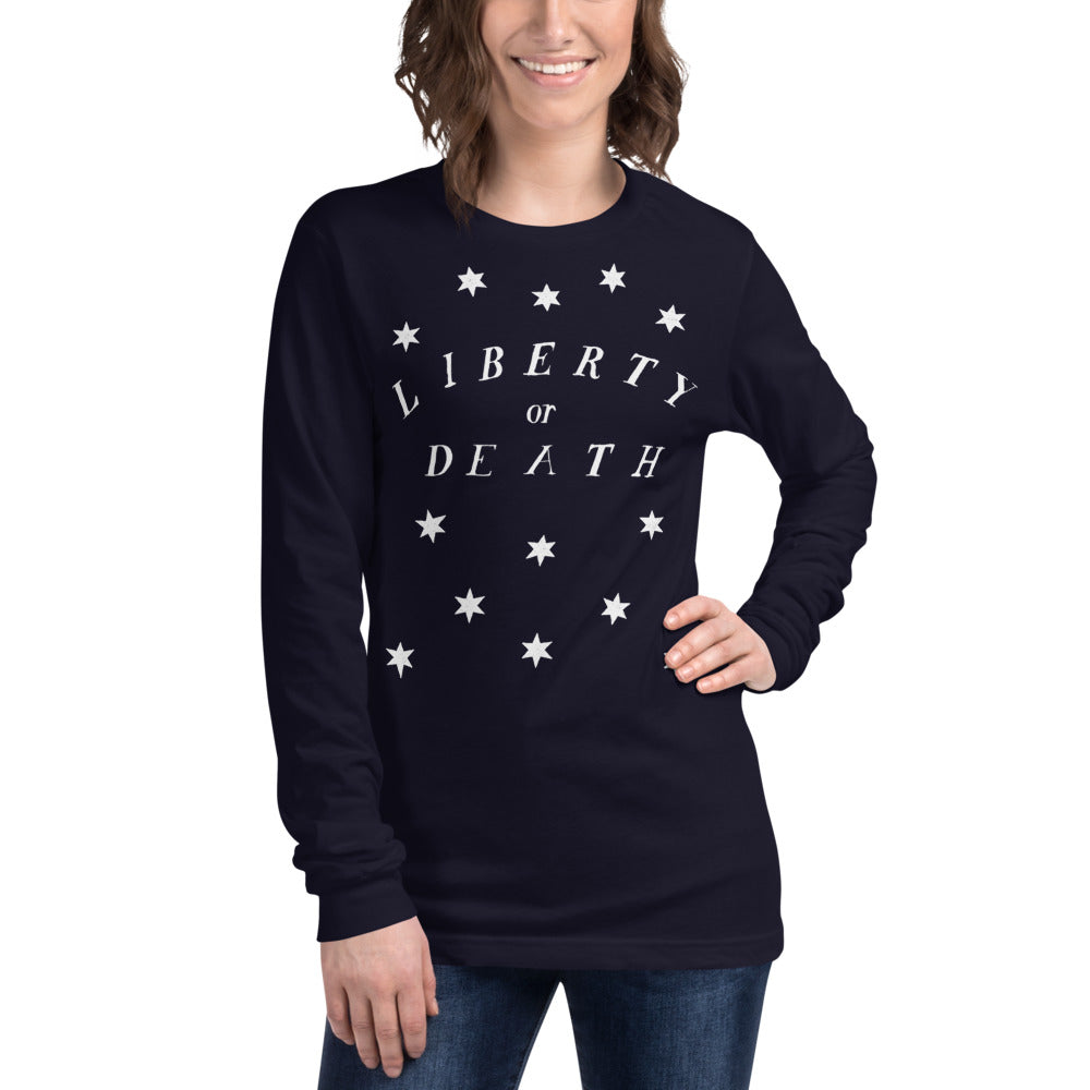 Liberty or Death Colonial 13 Stars Unisex Long Sleeve Tee