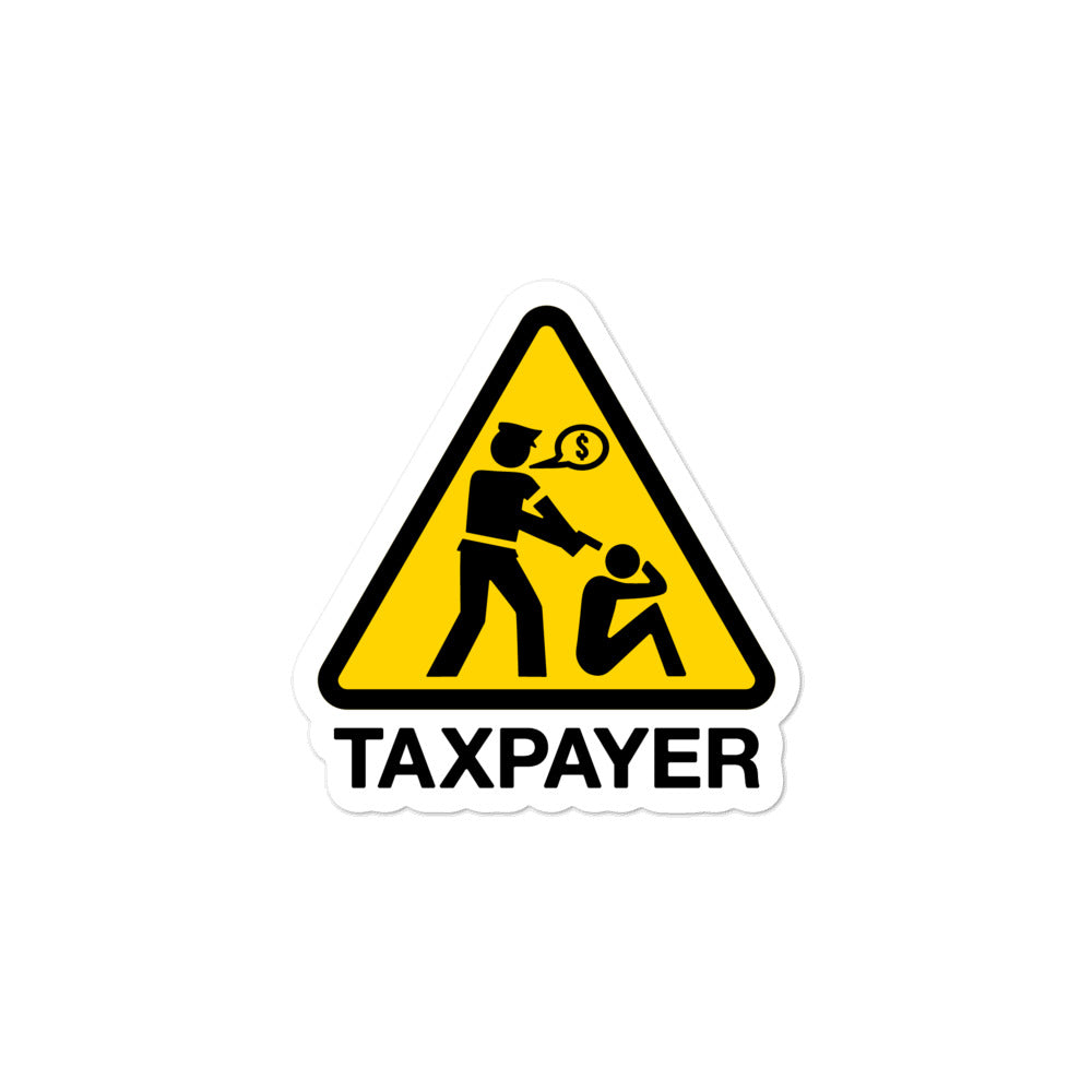 Taxpayer Warning Stickers