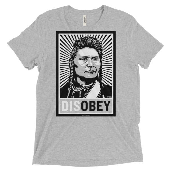 Cheif Joseph DISOBEY Triblend Graphic T-Shirt