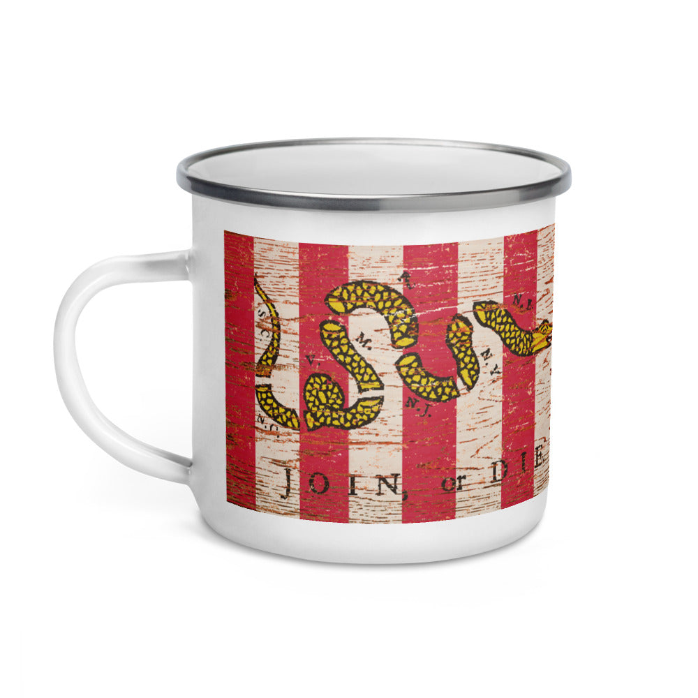 Join or Die Sons of Liberty Enamel Mug
