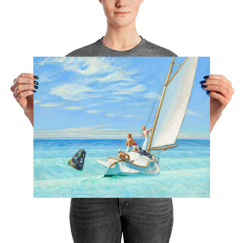 Ground Swell by Edward Hopper Poster