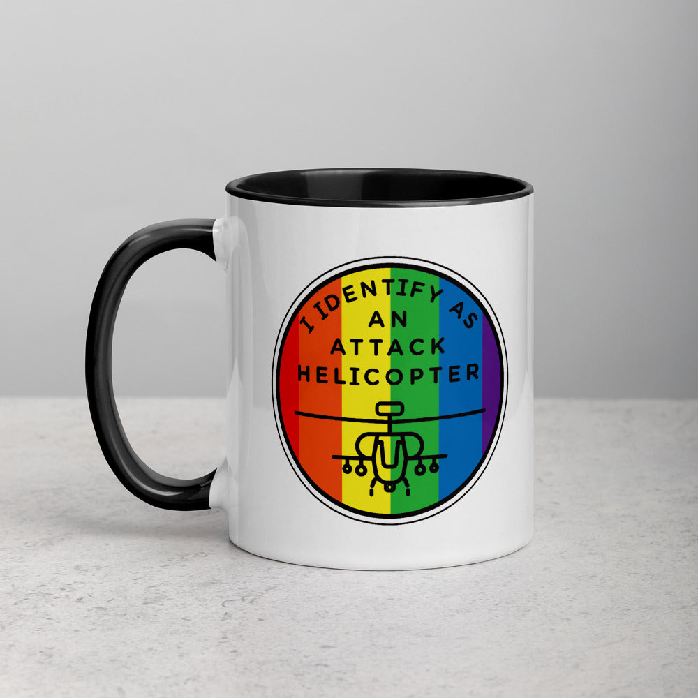 I Identify as an Attack Helicopter Mug