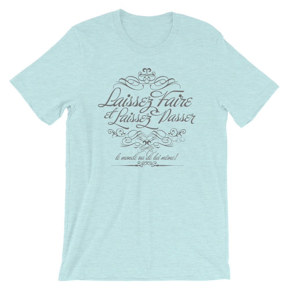 Laissez Faire Vintage Graphic Tee Short-Sleeve Unisex T-Shirt