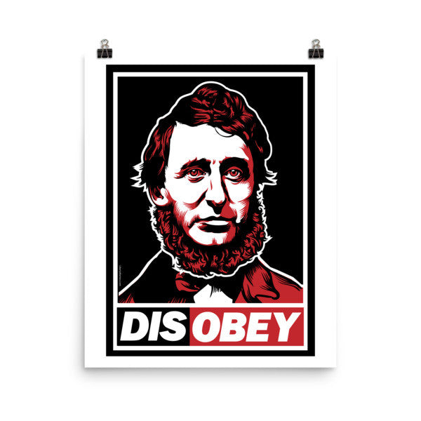 Henry David Thoreau Disobey Prints