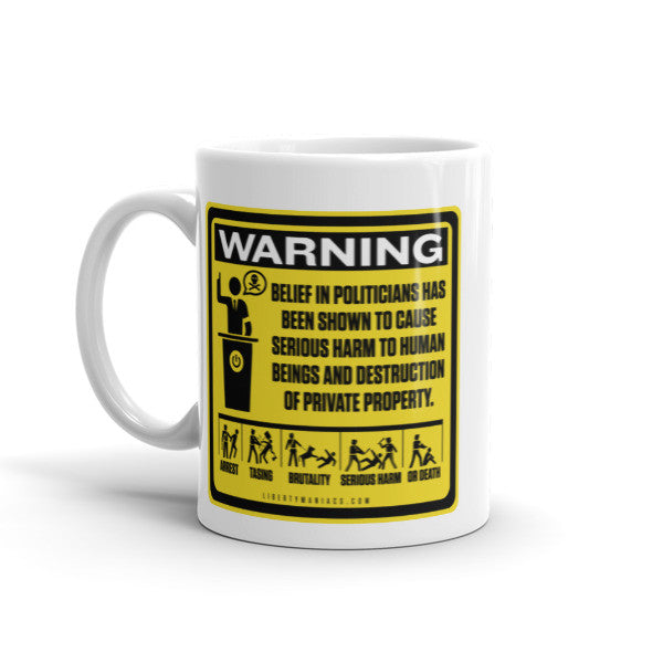 Politicians Warning Mug