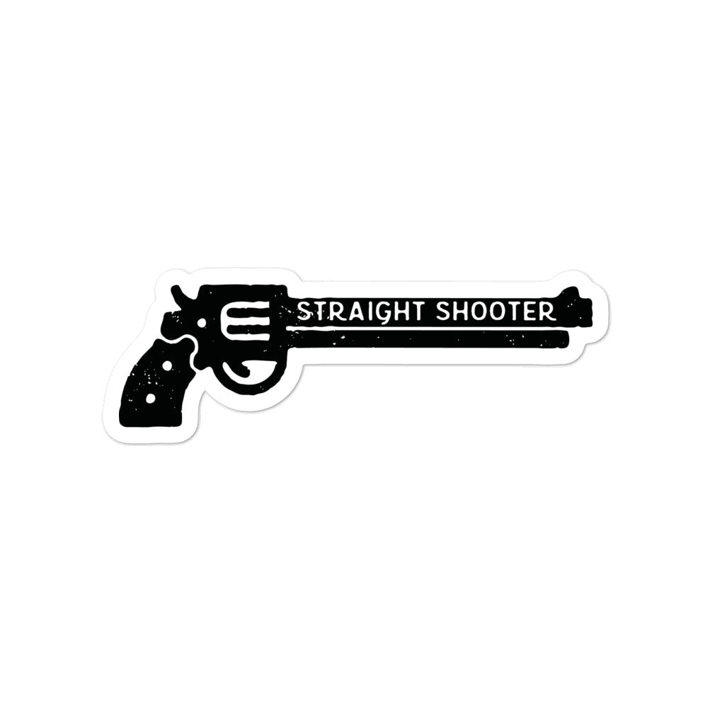 Straight Shooter Sticker
