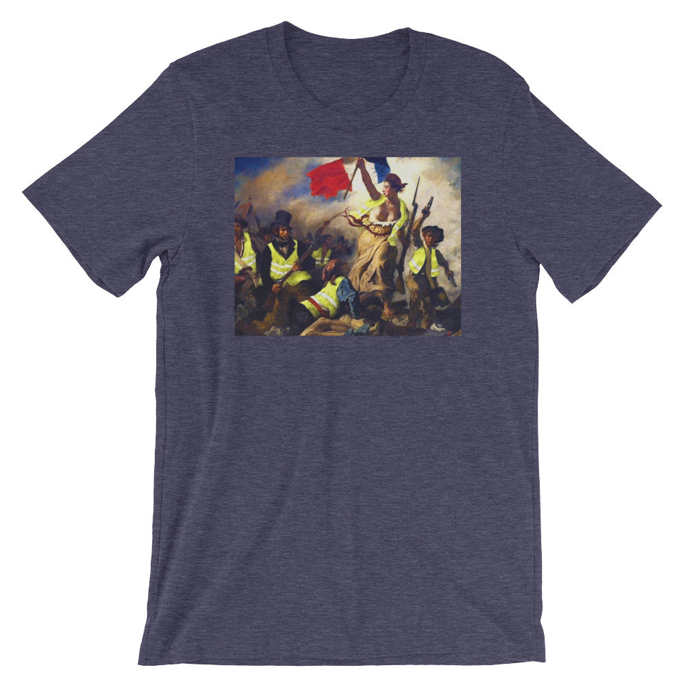 Liberty Leading the People Yellow Vest Revolution T-Shirt