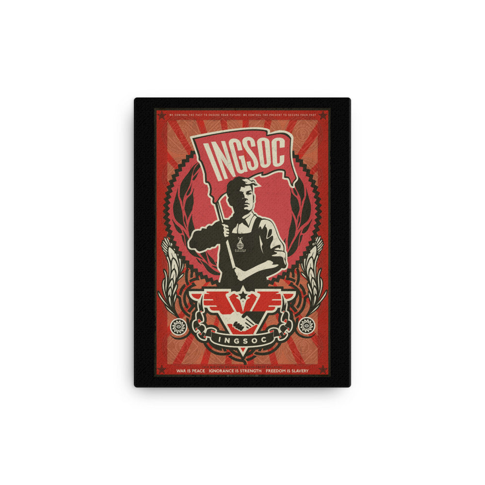 Minitrue 1984 INSOC Propaganda Art Canvas