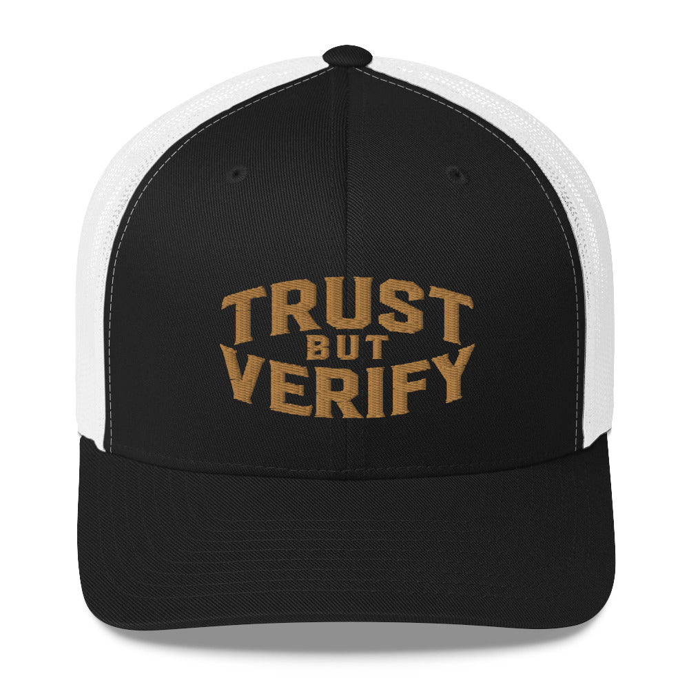 Trust But Verify Trucker Cap