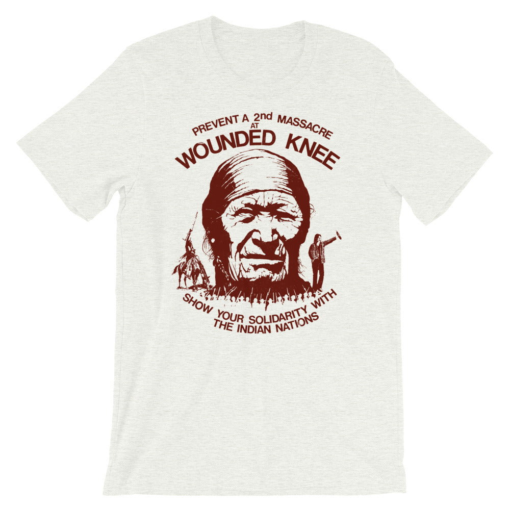 Wounded Knee 1970s American Indian Movement Reproduction Protest T-Shirt