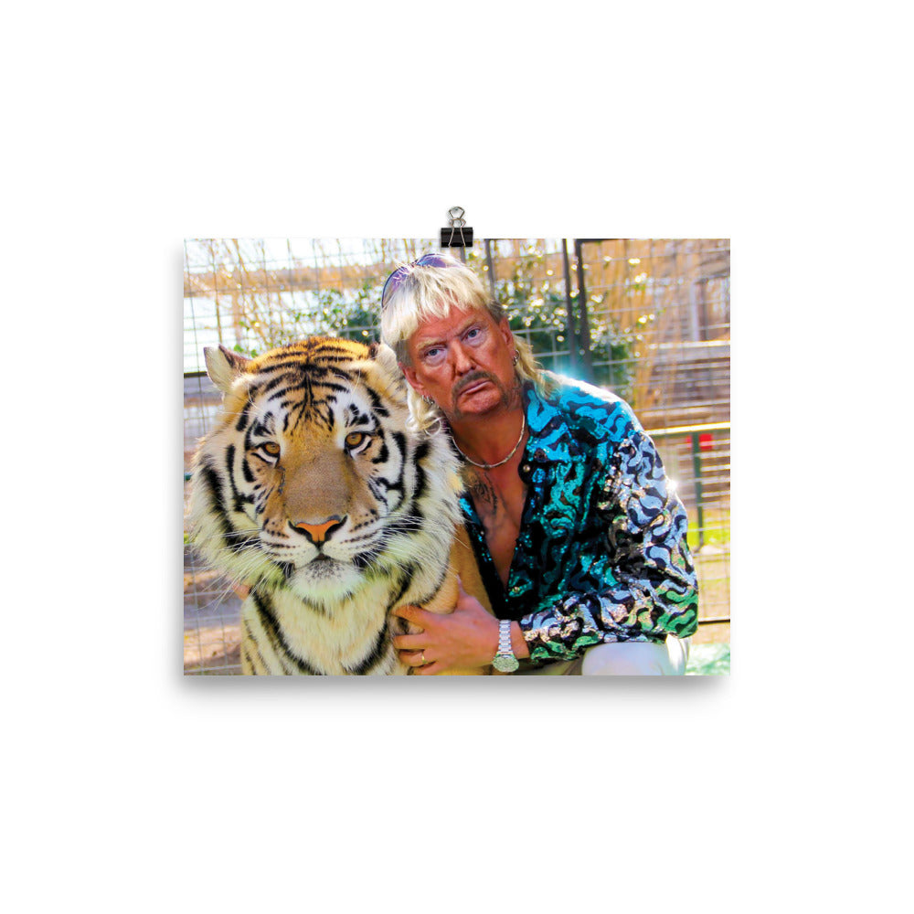 Donny Exotic Trump Tiger Poster