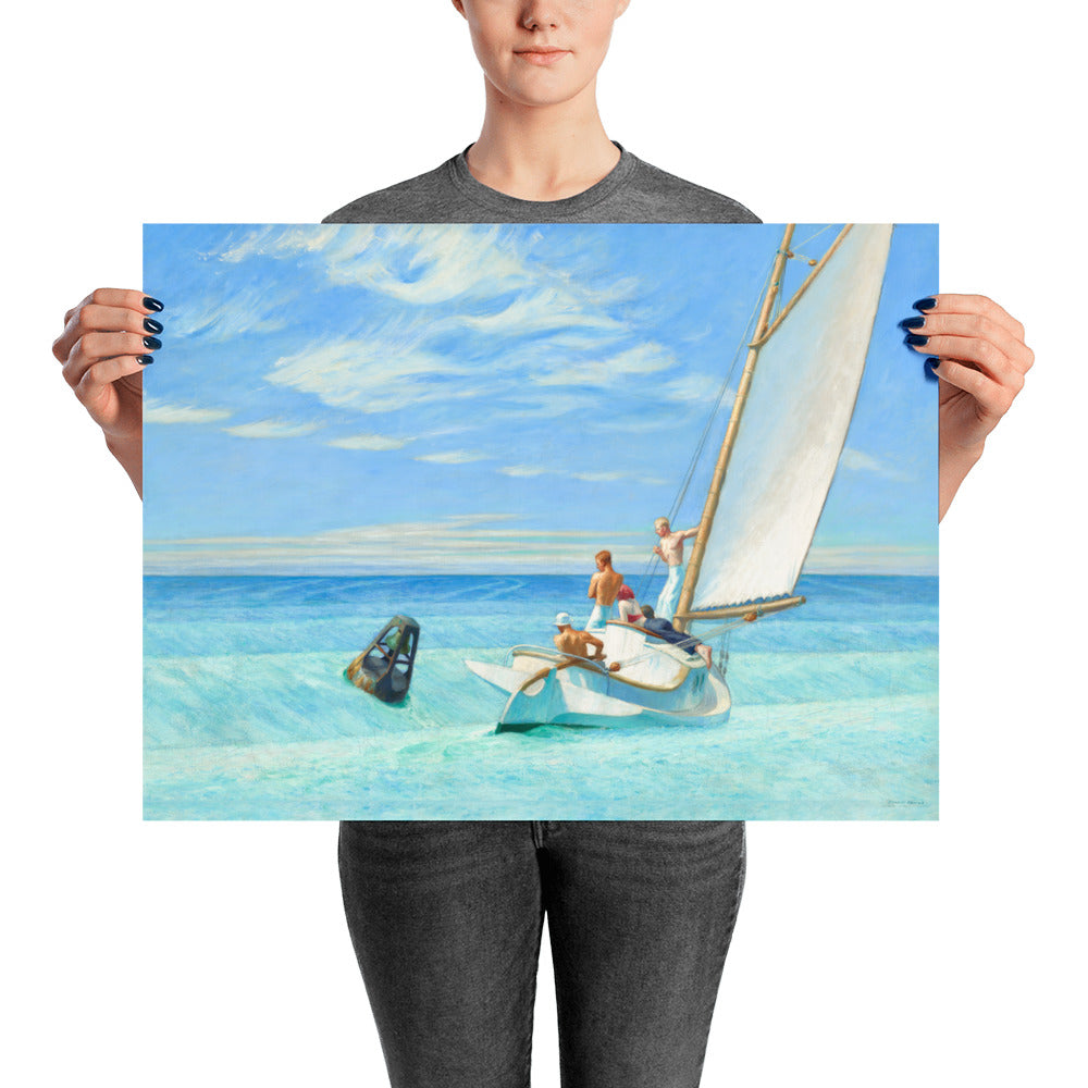 Ground Swell by Edward Hopper Poster