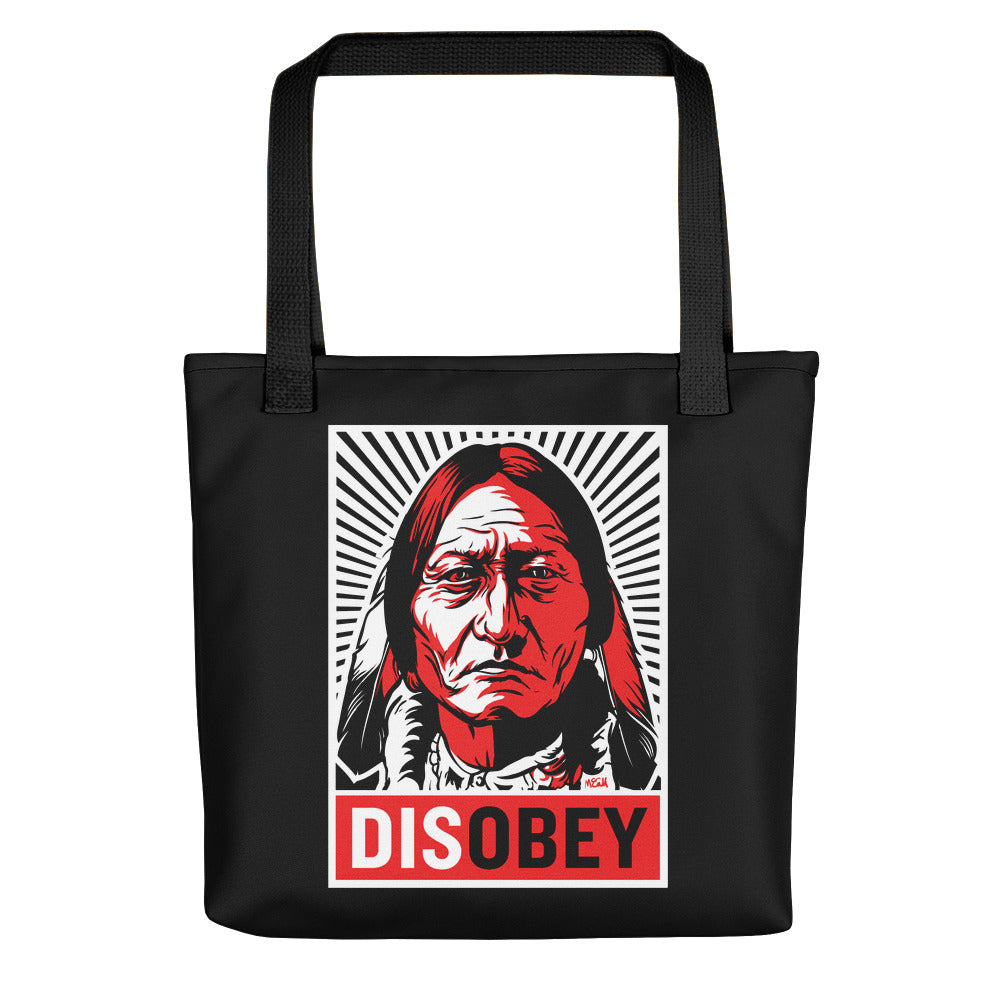 Sitting Bull Disobey Tote bag