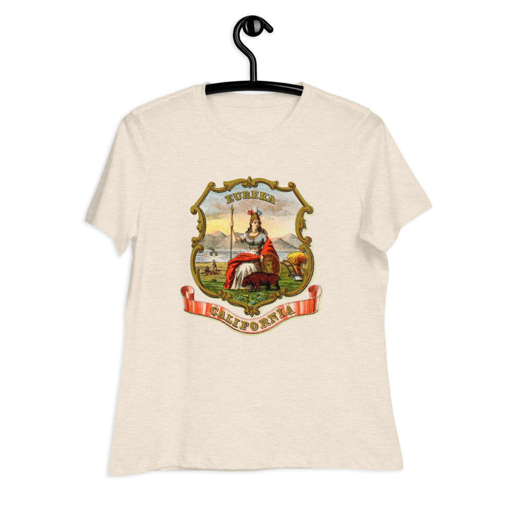 Eureka California State Seal Women&#39;s Relaxed T-Shirt