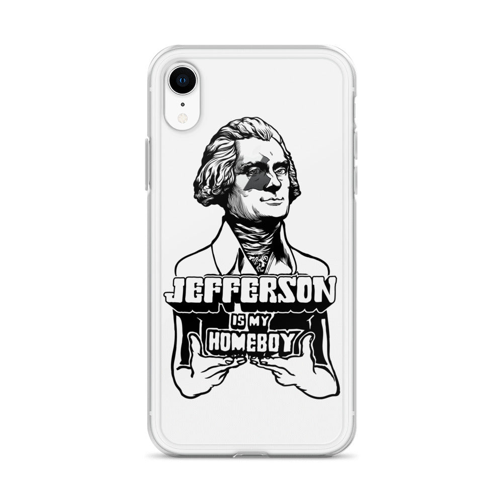 Jefferson Is My Homeboy Clear iPhone Case