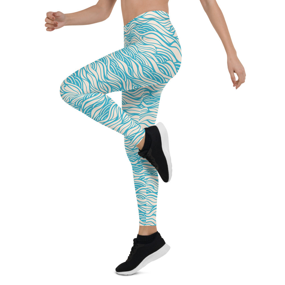The Wave Pattern Leggings