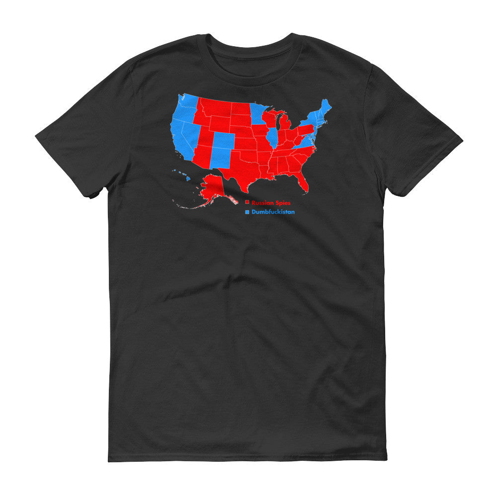 2016 Electoral Map According to the Internet Shirts