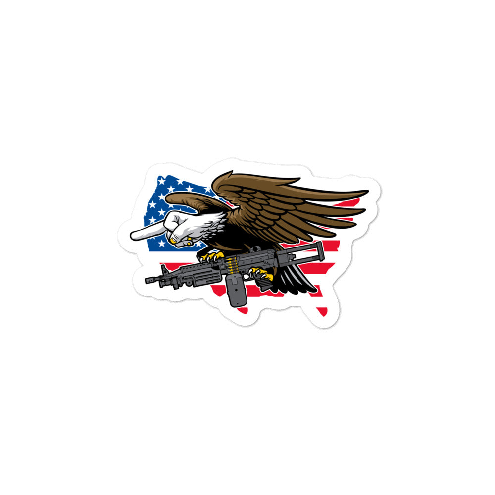 Merican Eagle Sticker