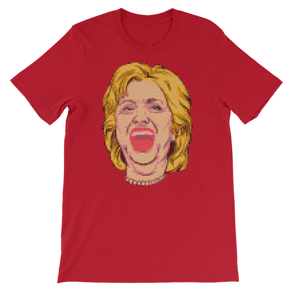 Hillary Clinton Faux Cackle Ugly Christmas Sweater Shirt
