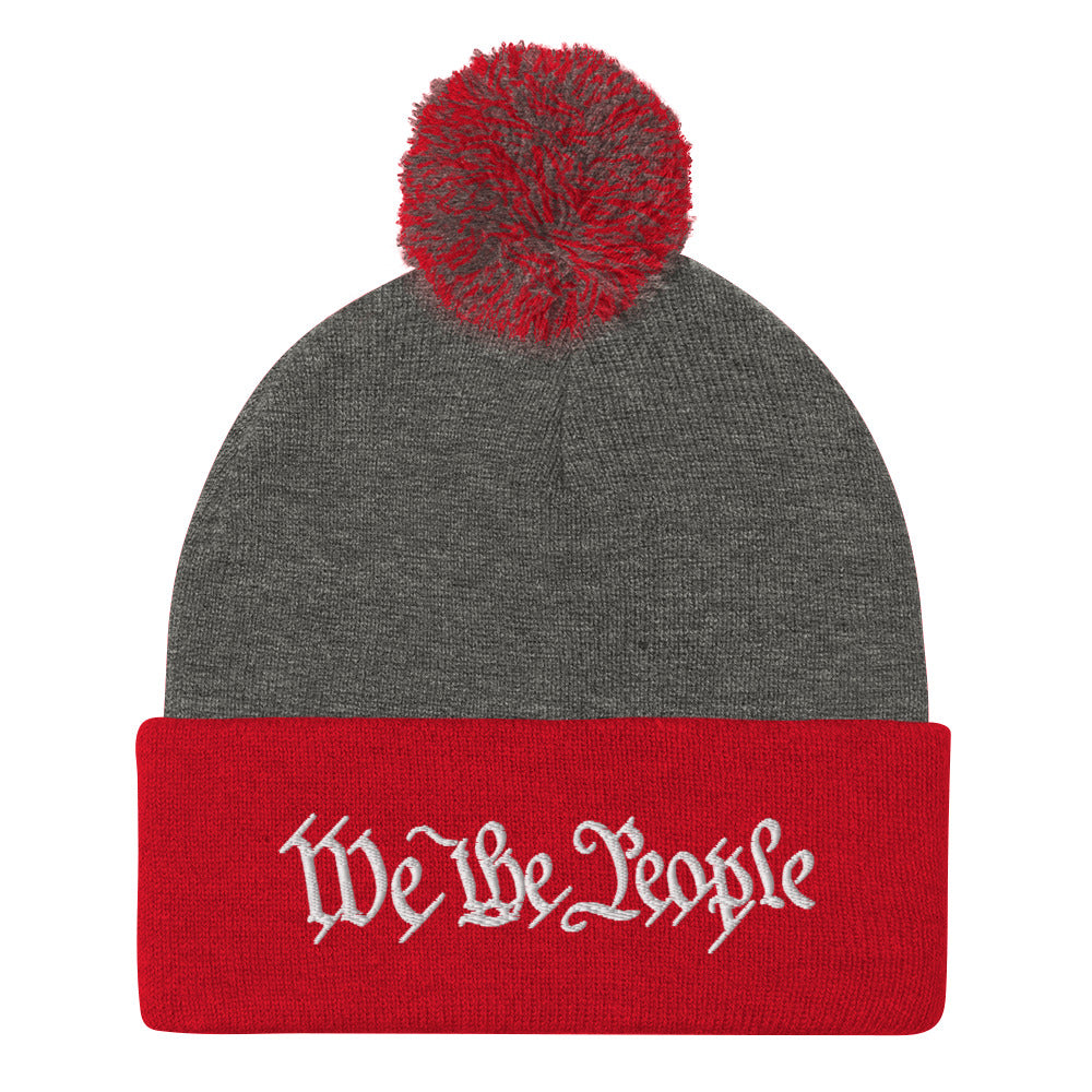 We The People Pom-Pom Beanie