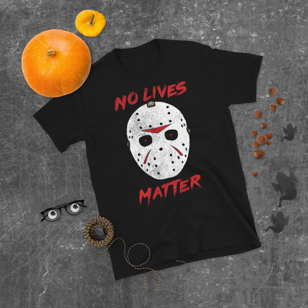 No Lives Matter Jason Mask Graphic Tee