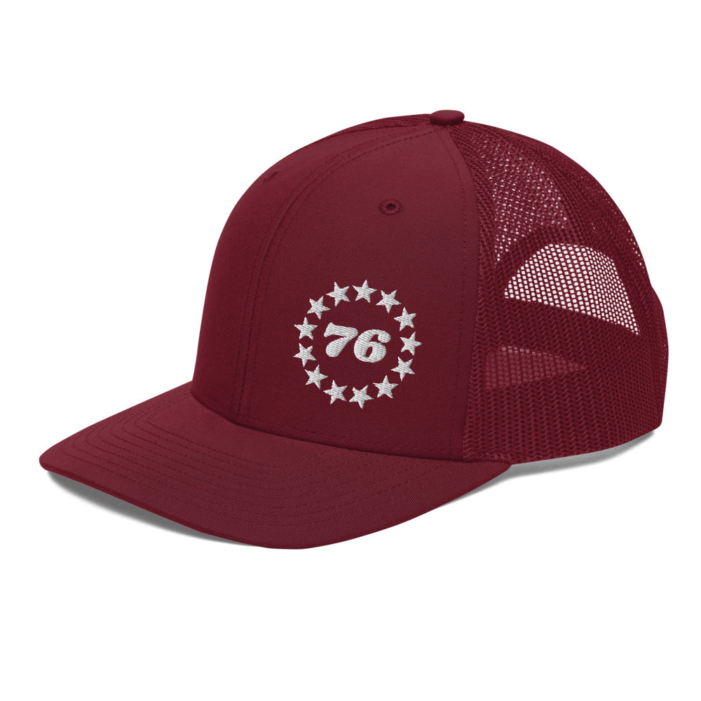 Betsy Ross 1776 13 stars Trucker Cap