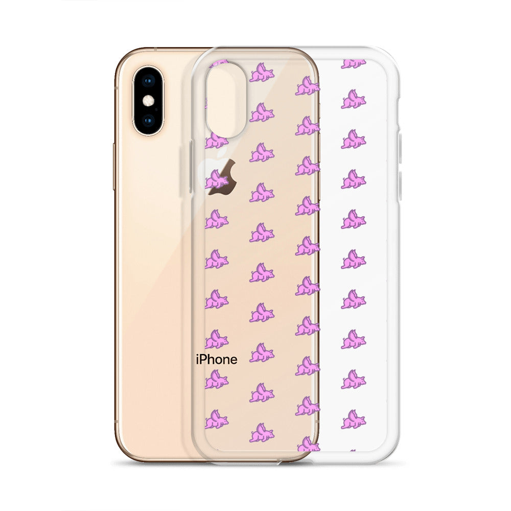 Pigs Fly iPhone Clear Case