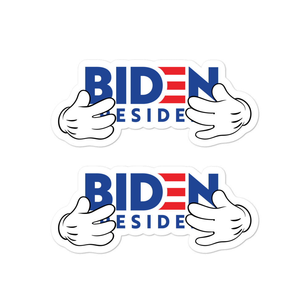 Bad Touch Biden Stickers Two Pack