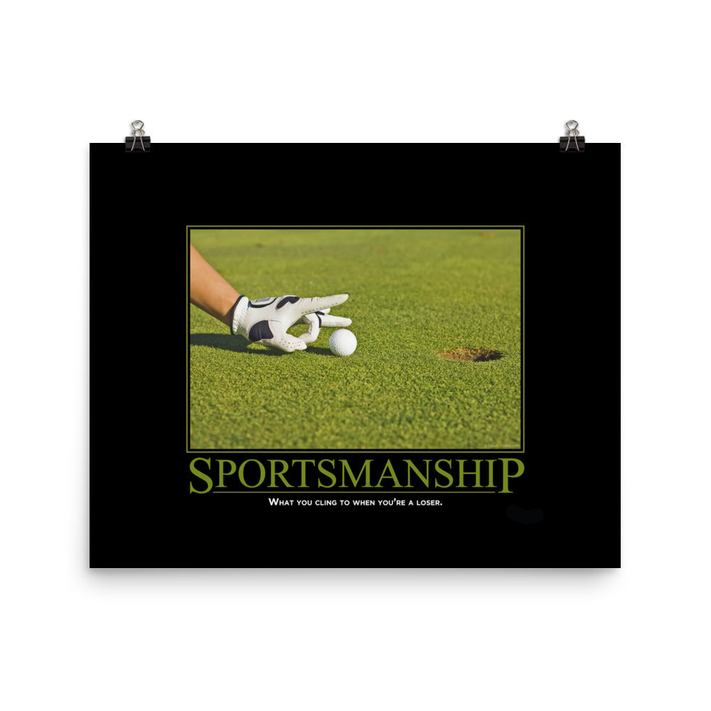 Sportsmanship Demotivational Poster