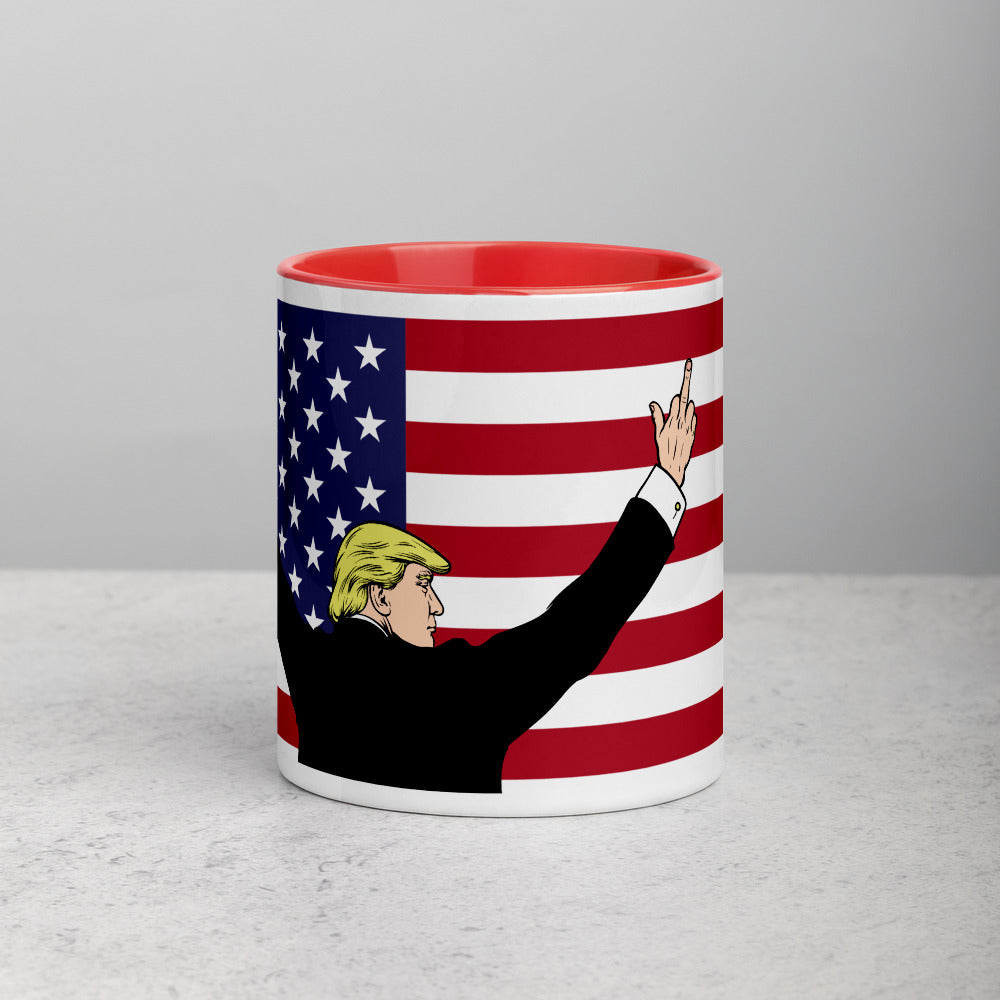 Trump Salute Color Mug