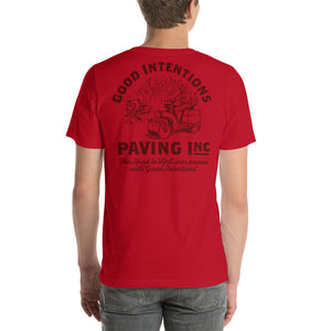 Good Intentions Paving Double Sided Graphic T-Shirt