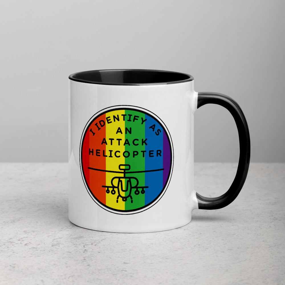 I Identify as an Attack Helicopter Mug