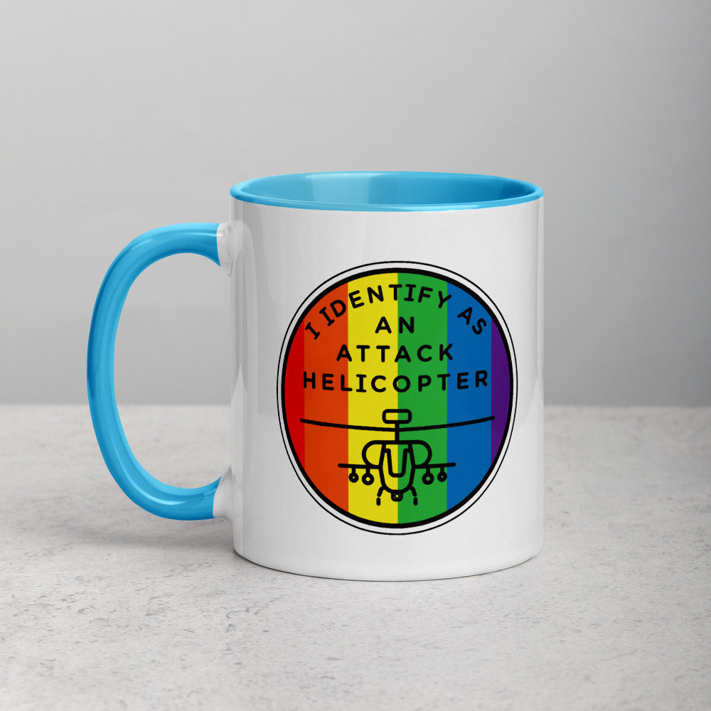 I Identify as an Attack Helicopter Mug