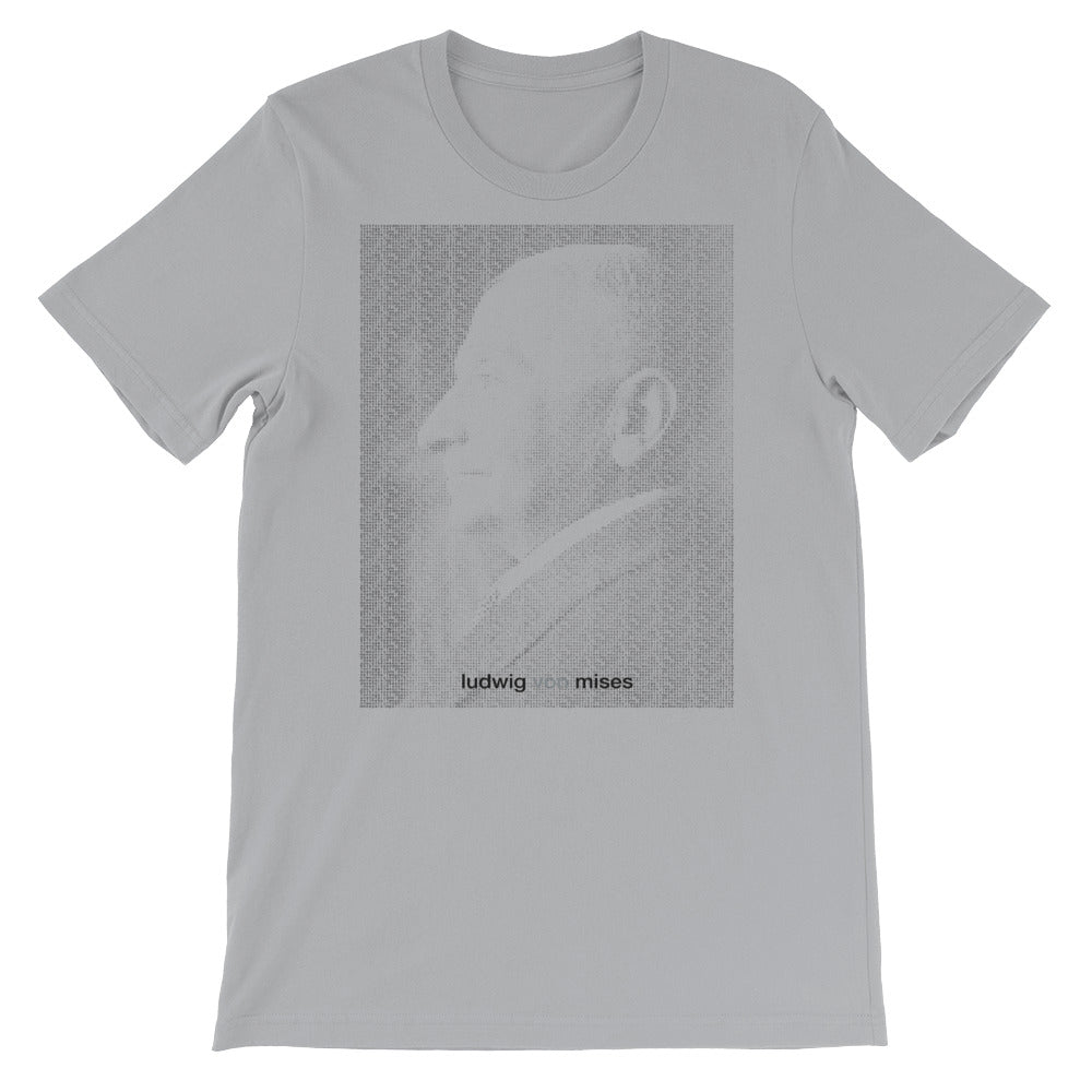 Ludwig von Mises Ideas Quote Matrix Graphic T-Shirt