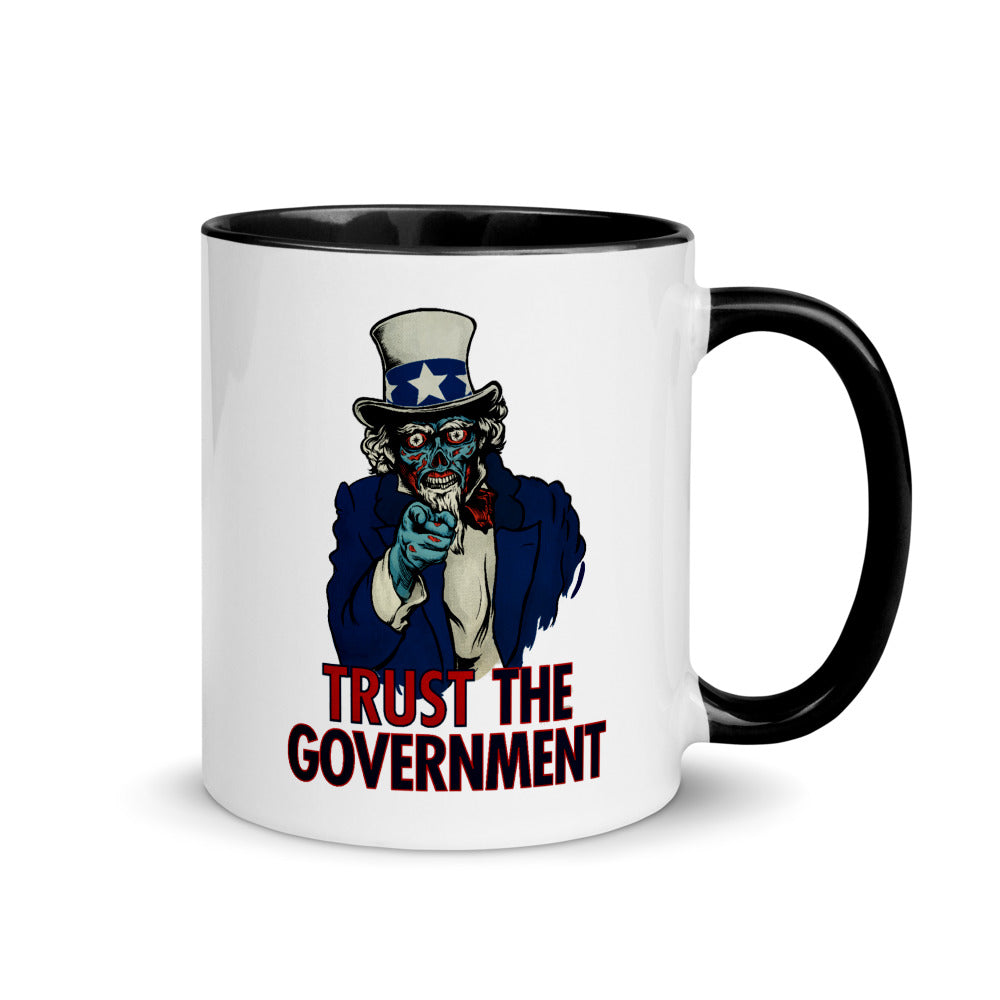 Uncle Sam Trust Government They Live Mug with Color Inside
