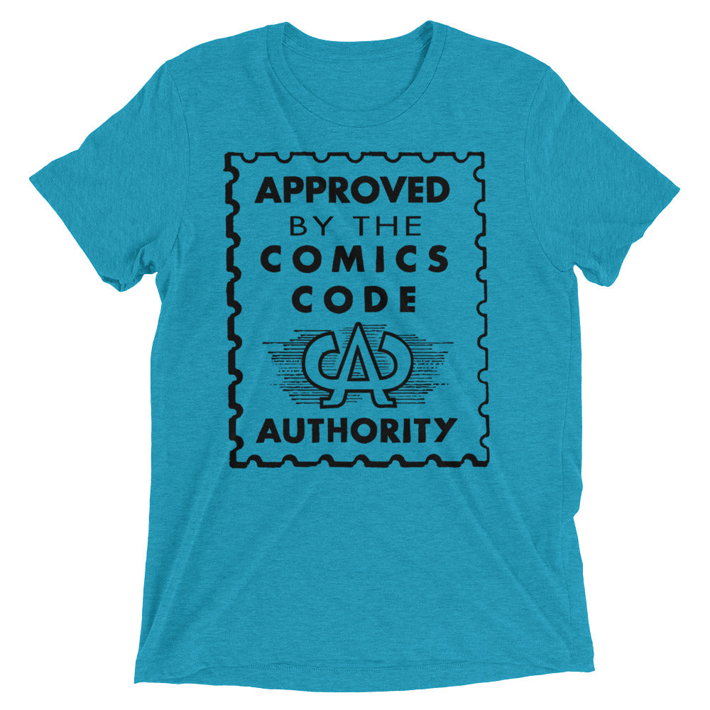 Comics Code Censorship Stamp Tri-Blend T-Shirt
