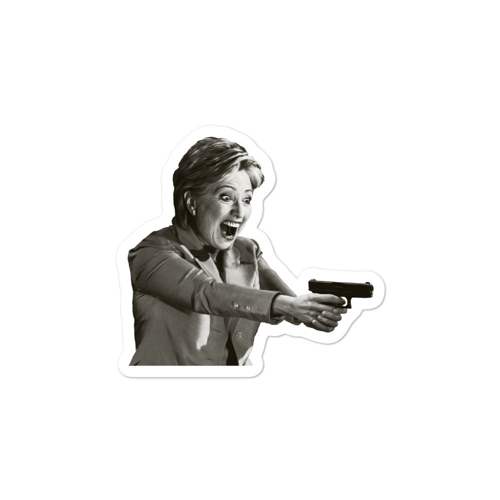Hillary Shooter Sticker