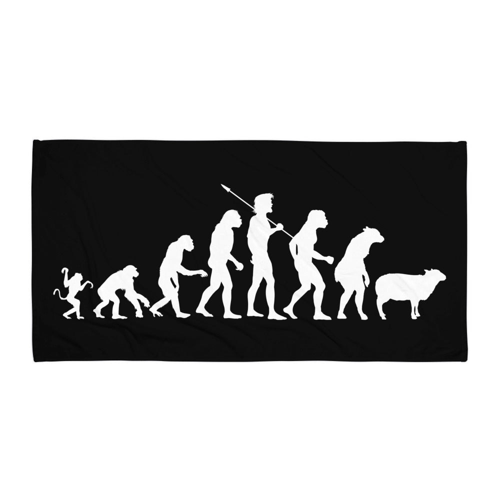 Evolution of Modern Man Towel