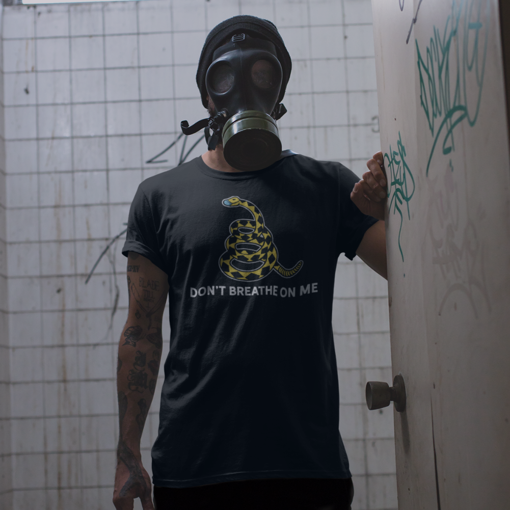 Don't Breathe On Me Gadsden Masked Snake T-Shirt