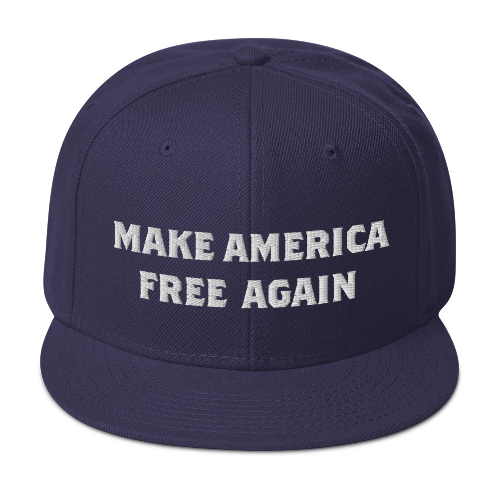 Make America Free Again Snapback Hat