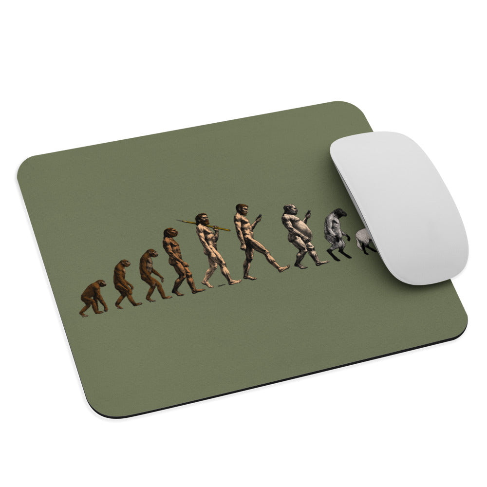 March of Devolution Sheeple Mouse pad
