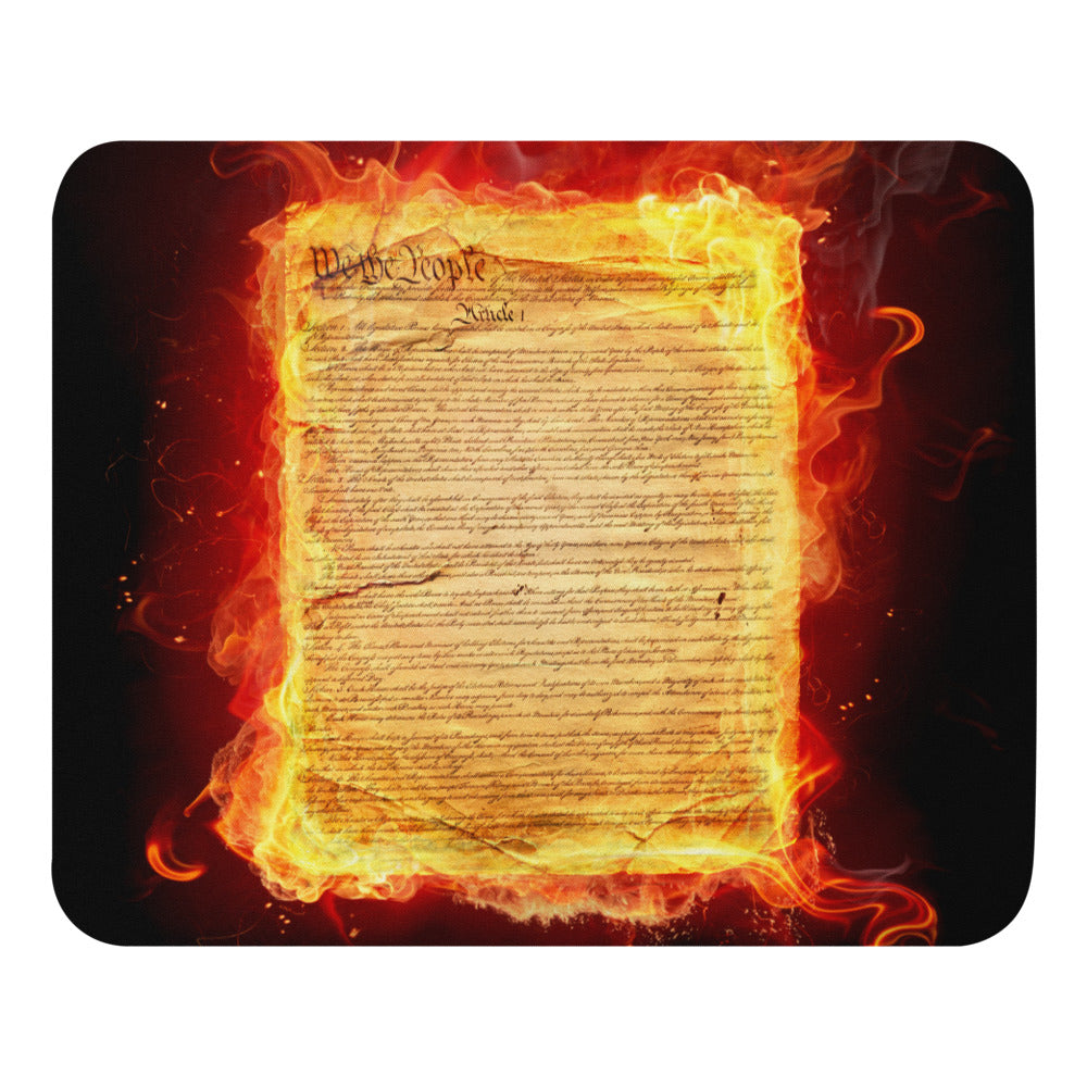 Burning Constitution Mouse pad