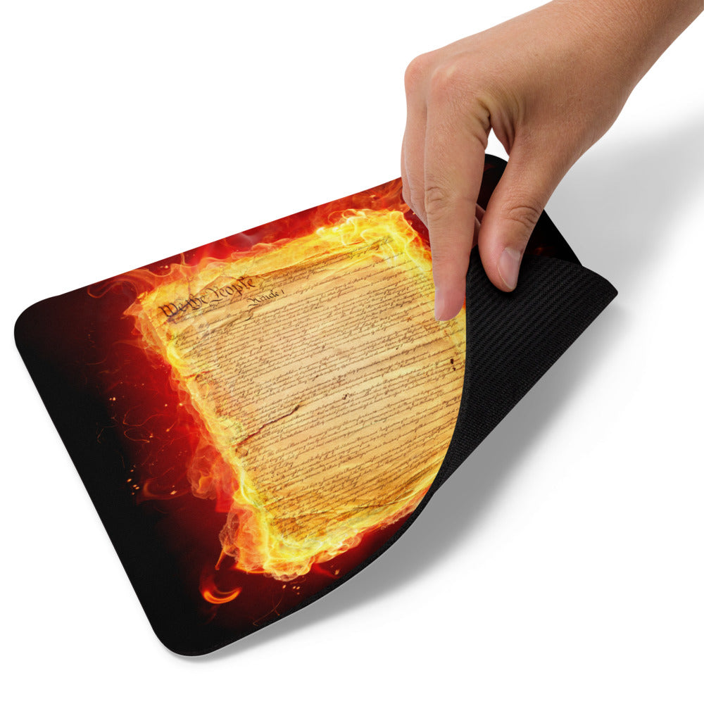 Burning Constitution Mouse pad