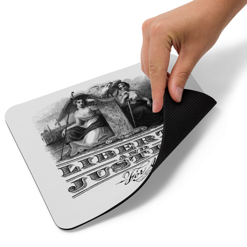 Liberty and Justice For Akk Mouse pad