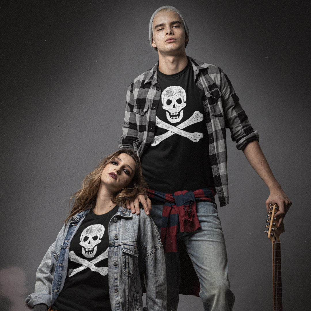 Jolly Roger Crossbones Short-Sleeve Unisex T-Shirt