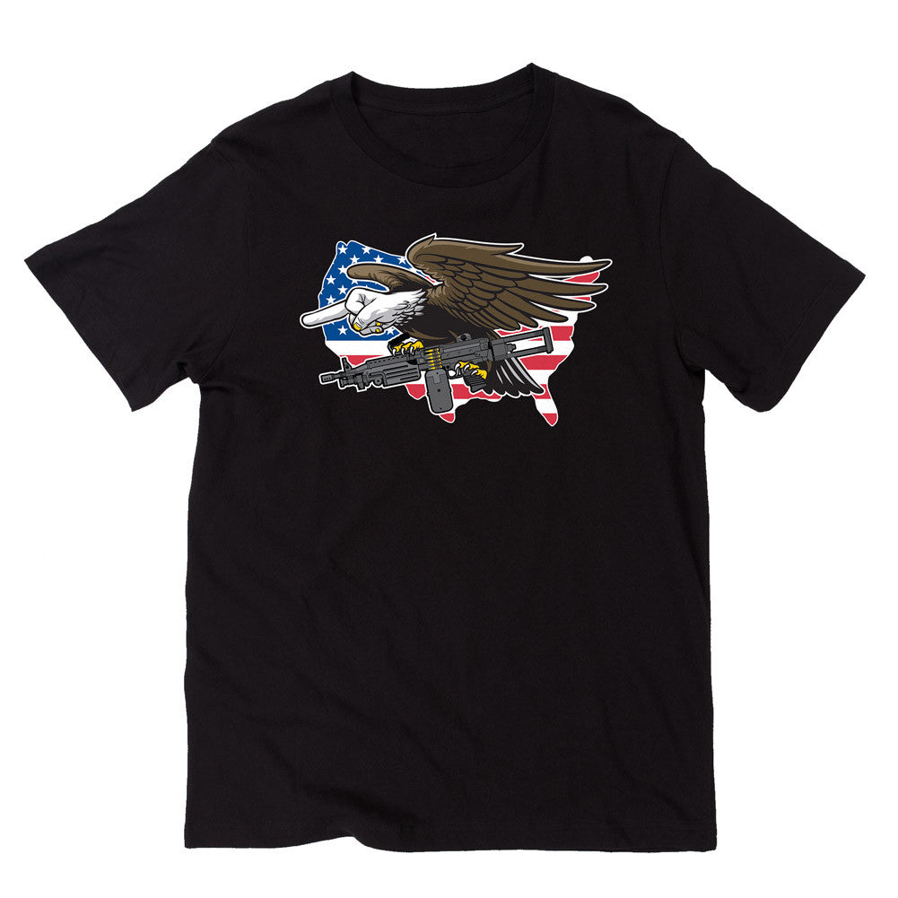 FREE shipping Ultra Maga get over it flag eagles US shirt, Unisex