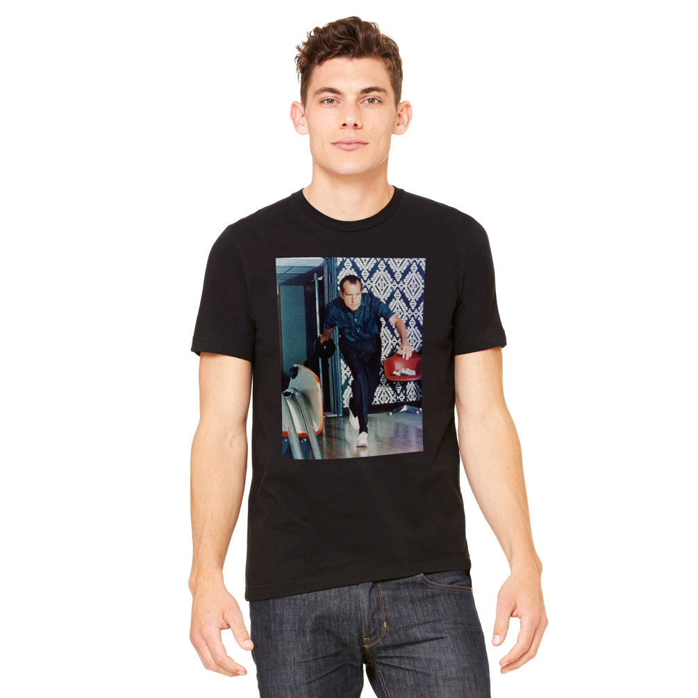 Nixon Bowling at the White House Graphic T-shirt