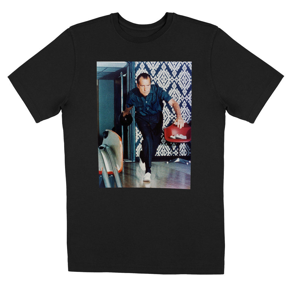 Nixon Bowling at the White House Graphic T-shirt
