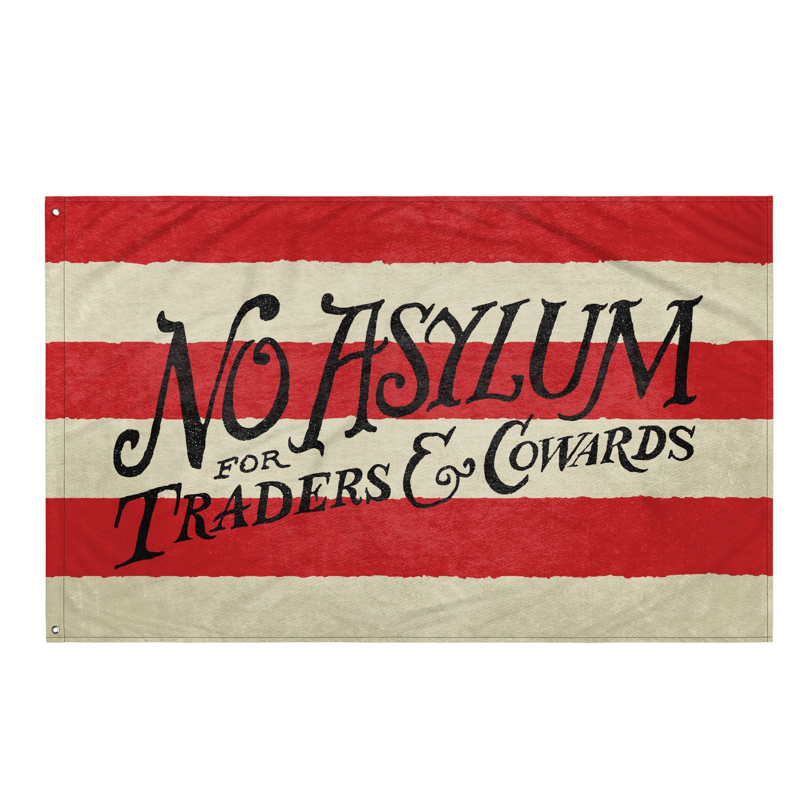 Whiskey Rebellion No Asylum Wall Flag